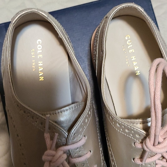 Cole Haan lunargrand wing tip size 8W - Picture 4 of 6